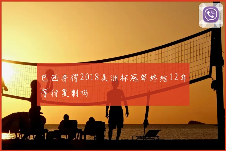 巴西夺得2018美洲杯冠军终结12年等待复制吗